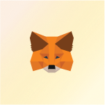 Metamask avatar to orange backdrop